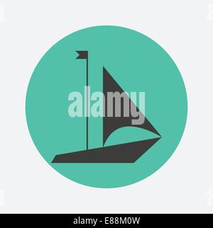 Motor Yacht Icon Stock Vector Image & Art - Alamy