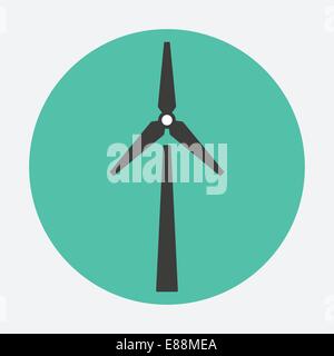 windmill icon Stock Vector