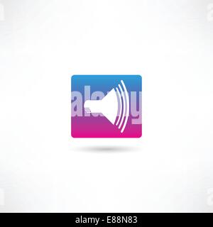 sound on icon Stock Vector