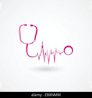 cardiogram icon Stock Vector