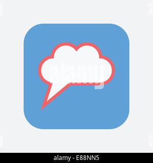 speech cloud icon Stock Vector