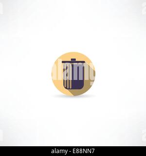 trash icon Stock Vector