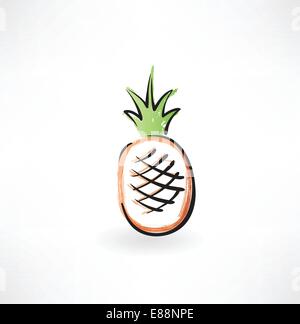 pineapple grunge icon Stock Vector Image & Art - Alamy