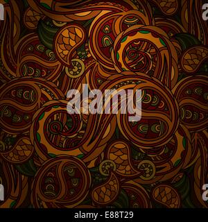 Abstract background with floral elements in the Ukrainian style Stock Vector