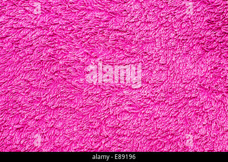 Pink fabric textile background closeup texture Stock Photo
