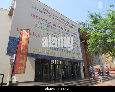 CONSTITUTIONAL COURT OF SOUTH AFRICA on Constitution Hill, Johannesburg, South Africa. Photo Tony Gale Stock Photo