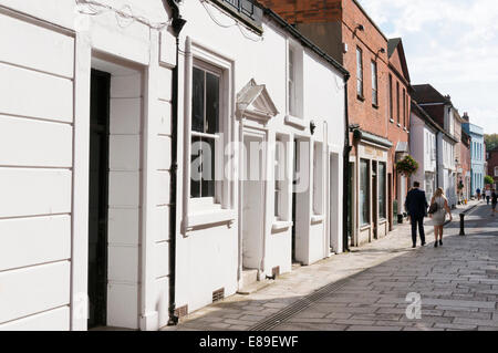 Georgian buildings in North Pallant, Chichester, West Sussxe Stock Photo