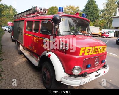 The Mercedes 1333 fire engine, part of the Freiwillige Feuerwehr ...