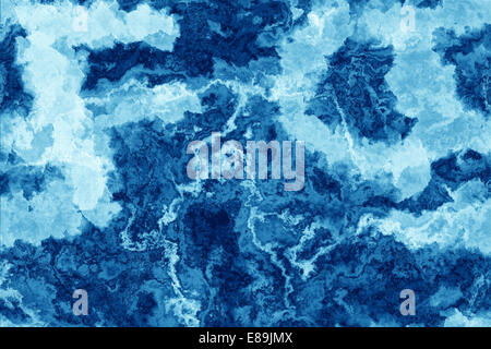 Blue and white background marble wall texture Stock Photo