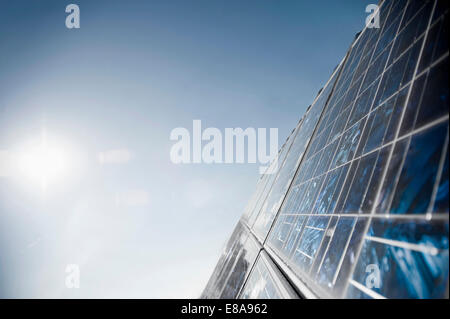 Solar panels, Bavaria, Germany Stock Photo