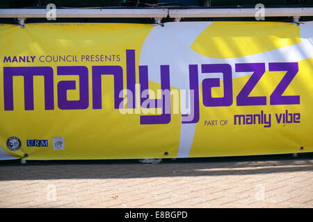 Sydney, Australia. 4th October, 2014. The 37th annual Manly Jazz Festival runs until 6th October 2014 martin berry live news. Stock Photo