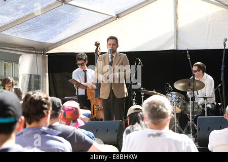 Sydney, Australia. 4th October, 2014. The 37th annual Manly Jazz Festival runs until 6th October 2014 martin berry live news. Stock Photo