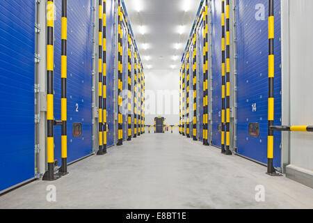 Dolefresh state-of-the-art ripening facilities in the north of the UK. In total it will have 32 ripening rooms for climate controlled bananas, Stock Photo