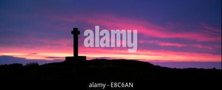 Ana Cross on Spaunton Moor, Rosedale, The North Yorkshire Moors, England. Stock Photo