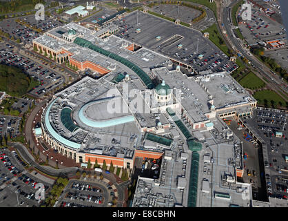 aerial view of The Trafford Centre in Manchester Stock Photo