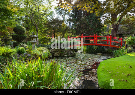 The Japanese Gardens at the Irish National Stud breeding facility, Tully, Kildare, County Kildare, Republic of Ireland Stock Photo