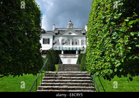 Lenox, Massachusetts: The Mount, built in 1902 as a Summer home, by noted American author Edith Wharton * Stock Photo