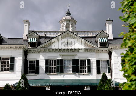 Lenox, Massachusetts: The Mount, built in 1902 as a Summer home, by noted American author Edith Wharton Stock Photo