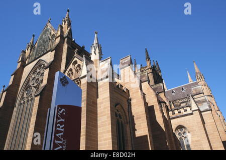 saint marys cathedral in college street,sydney,australia Stock Photo