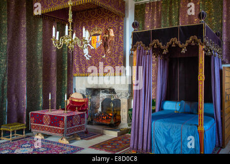 Queen's bedroom at Stirling Castle, Stirling, Scotland Stock Photo