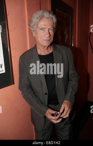 Premiere of the comedy theatre play 'Othello darf nicht platzen' at Kleine Komoedie at Hotel Bayerischer Hof.  Featuring: Juergen Prochnow Where: Munich, Germany When: 03 Apr 2014 Stock Photo