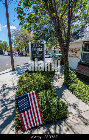 Julian settlement in Southern California, USA. Stock Photo