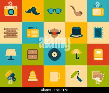 Flat icons set 14 Stock Photo - Alamy