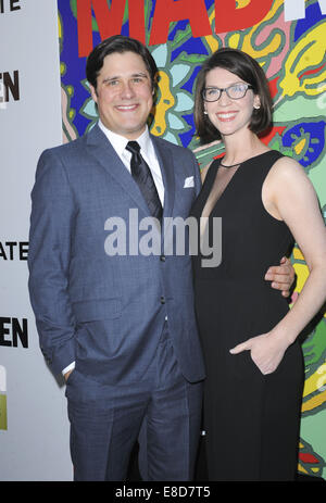 Mad Men Season 7 Premiere Party  Featuring: Guest Where: Los Angeles, California, United States When: 03 Apr 2014 Stock Photo