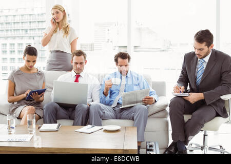 Colleagues at work Stock Photo