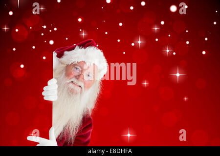 Composite image of santa claus showing Stock Photo
