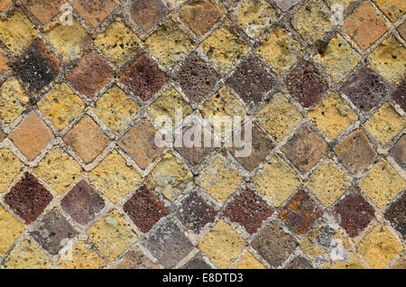 Background of the ancient mosaic Stock Photo