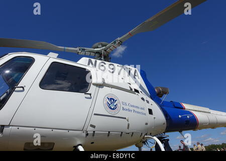 Helicopter operated by the U. S. Department of Homeland Security  United States Customs and Border Protection Stock Photo