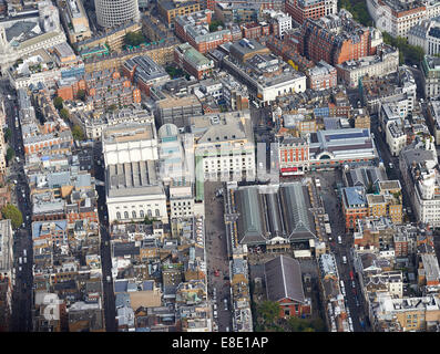 Aerial view of the Royal Opera House & Covent Garden, central London, UK Stock Photo