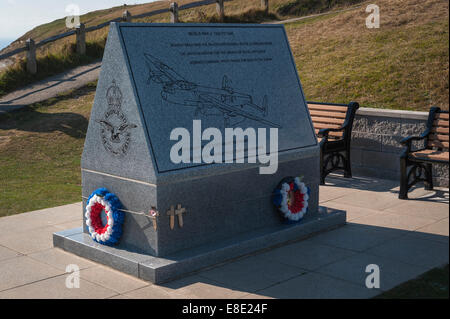 RAF Bomber Command memorial at Beachy Head near Eastbourne, East Sussex, UK Stock Photo