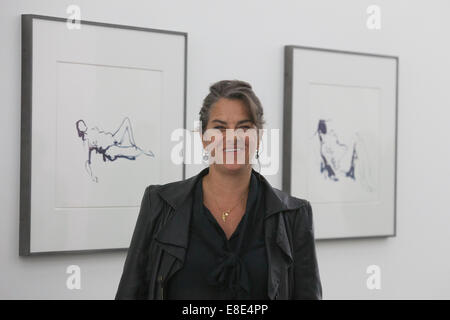 The Tracey Emin exhibition 'The Last Great Adenture is You' opens at the White Cube Gallery, Bermondsey, London. Stock Photo