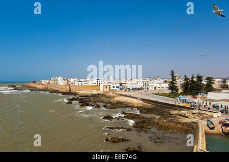 Horizontal view across Essaouira. Stock Photo