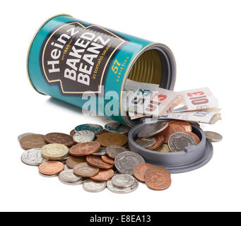 Fake Heinz Baked Beans safe storage tin Stock Photo