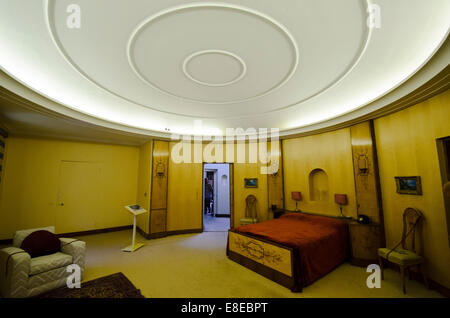 Virginia Courtauld's suite in the Eltham Palace - London, England Stock Photo