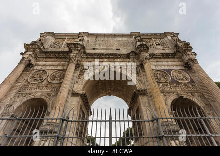 The Arch of Constantine (Arco di Costantino), Rome, Italy Stock Photo