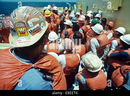 oil rig lifeboat