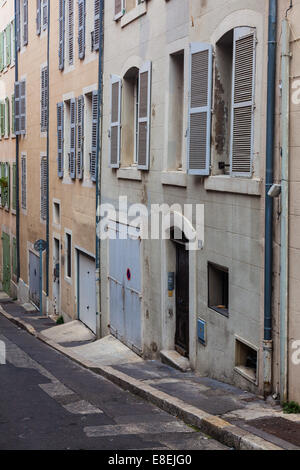Typical street view of the Panier district of Marseille, France. Stock Photo