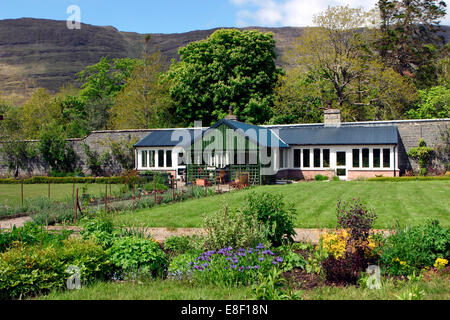 Victorian walled garden, The Potting Shed cafe and 