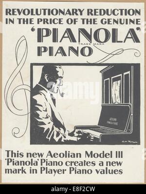 Aeolian Company Pianolas, 1920s. Artist: Wilfred Fryer