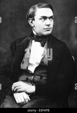 Alfred Nobel (1833–1896), aged 20 Artist: Anonymous Stock Photo