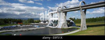 Falkirk Wheel, Stirlingshire, Scotland, 2009. Stock Photo
