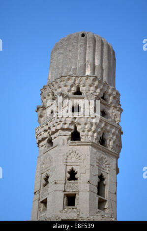 Minaret, Al Hakim Mosque, Cairo, Egypt, 1992. Stock Photo