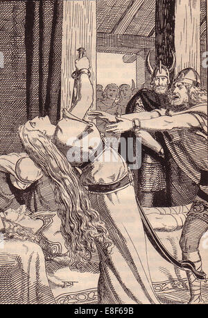 Illustration for The Edda: Germanic Gods and Heroes by Hans von Wolzogen. Artist: Stassen, Franz (1869-1949) Stock Photo
