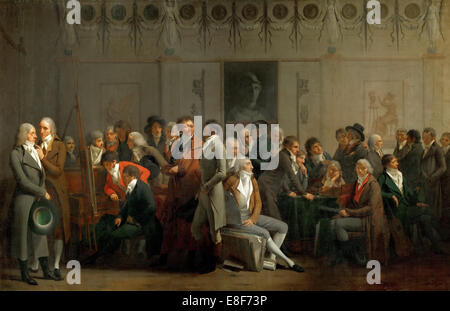 Meeting of Artists in the Atelier of Isabey. Artist: Boilly, Louis-Léopold (1761-1845) Stock Photo