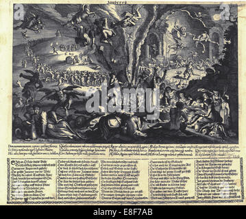 The Witches' Sabbat. Artist: Merian, Matthäus, the Elder (1593-1650)