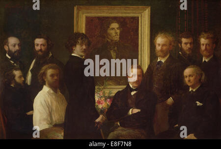 Hommage à Delacroix. Artist: Fantin-Latour, Henri (1836-1904) Stock Photo